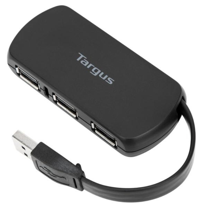 Targus Hub USB 2.0 de 4 puertos Negro ACH114EU