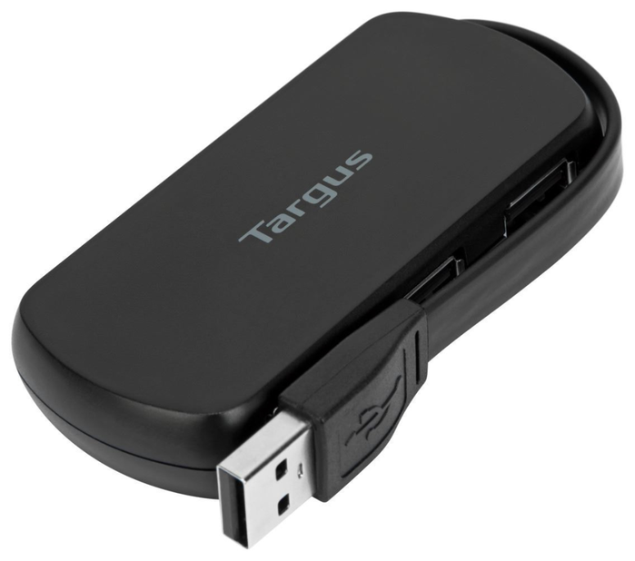 Targus Hub USB 2.0 de 4 puertos Negro ACH114EU