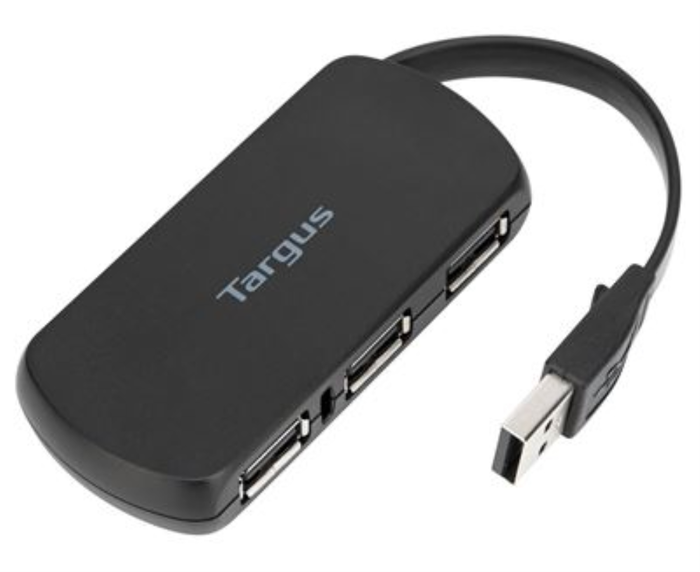 Targus Hub USB 2.0 de 4 puertos Negro ACH114EU