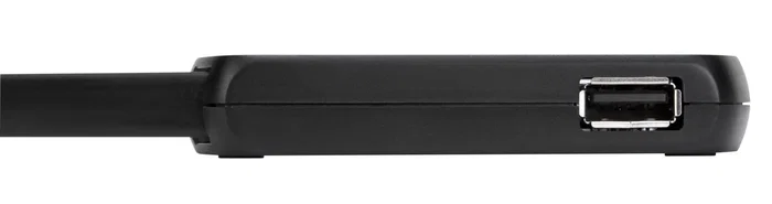 Targus ACH114EU Hub USB 2.0 de 4 Puertos, 480 Mbps, Negro, Compacto y con Cable Fijo, para Portátil (Compatible con PC y Mac)