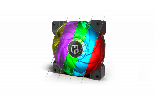 Nox Hummer H-Sync Kit de 3 Ventiladores RGB 120 mm PWM