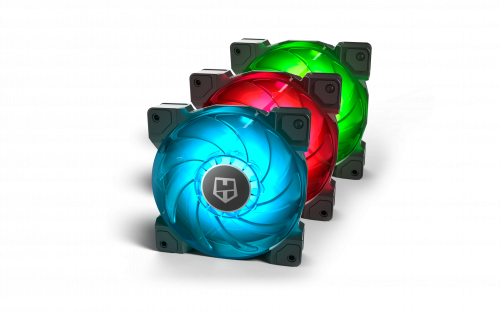 Nox Hummer H-Sync Kit de 3 Ventiladores RGB 120 mm PWM