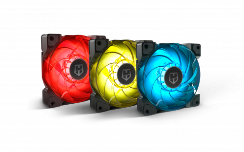 Nox Hummer H-Sync Kit de 3 Ventiladores RGB 120 mm PWM