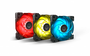 Nox Hummer H-Sync Kit de 3 Ventiladores RGB 120 mm PWM