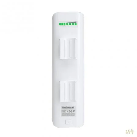 Ubiquiti NanoStation NSM2 - Punto de Acceso Exterior 2x2 MIMO, 150+ Mbps Reales, Alcance >15km