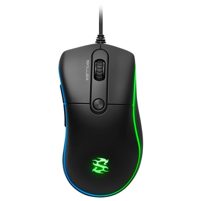 Sharkoon SKILLER SGM2 Ratón Gaming Óptico 6400 DPI Ergonómico USB RGB Iluminación personalizable con 6 modos para Jugadores Sharkoon SKILLER SGM2 Ratón Gaming Óptico 6400 DPI Ergonómico USB RGB Iluminación personalizable con 6 modos para Jugadores