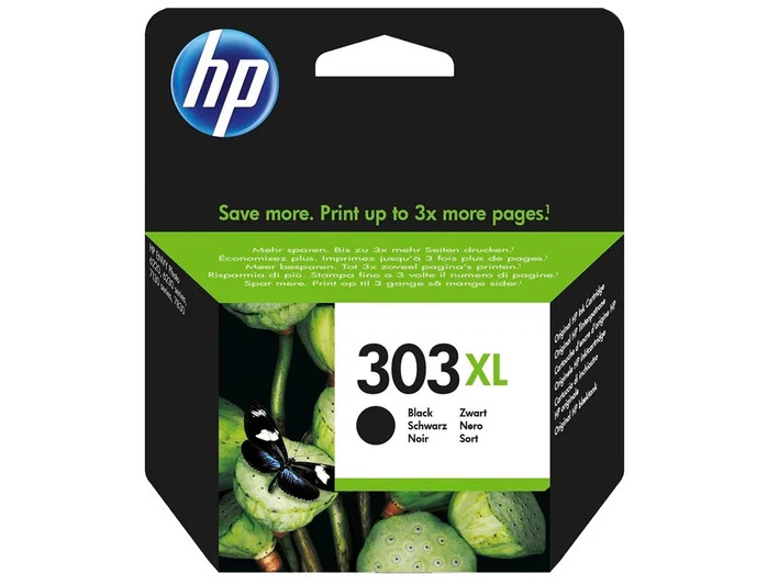 HP Cartucho de Tinta 303XL Negro T6N04AE HP Cartucho de Tinta 303XL Negro T6N04AE