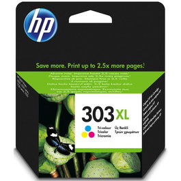 HP T6N03AE Tinta 303XL Tricolor C/M/Y Original