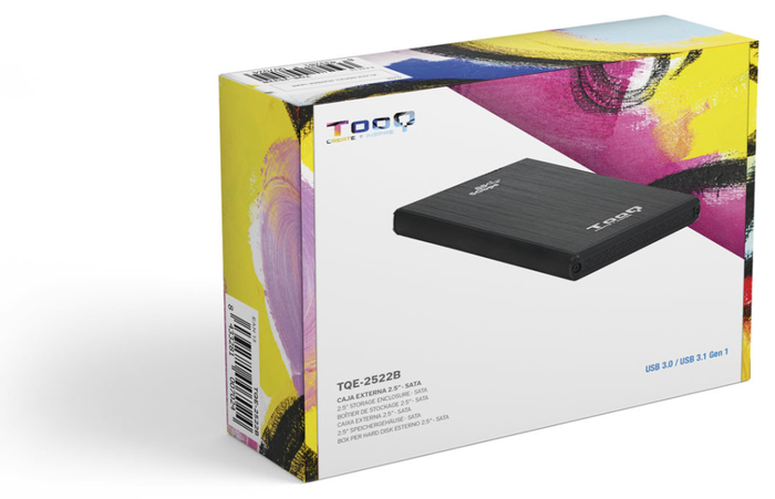 Tooq TQE-2522B Caja Externa para HDD/SSD 2.5 pulg. Negro Tooq TQE-2522B Caja Externa para HDD/SSD 2.5 pulg. Negro