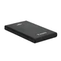 TooQ TQE-2522B Caja Externa para Disco Duro HDD/SSD SATA 2.5" hasta 9.5mm USB 3.2 Gen 1 - Hasta 3 TB - Negro