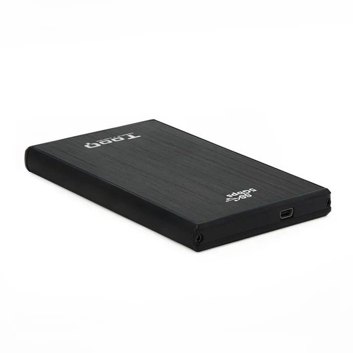 TooQ TQE-2522B Caja Externa para Disco Duro HDD/SSD SATA 2.5" hasta 9.5mm USB 3.2 Gen 1 - Hasta 3 TB - Negro