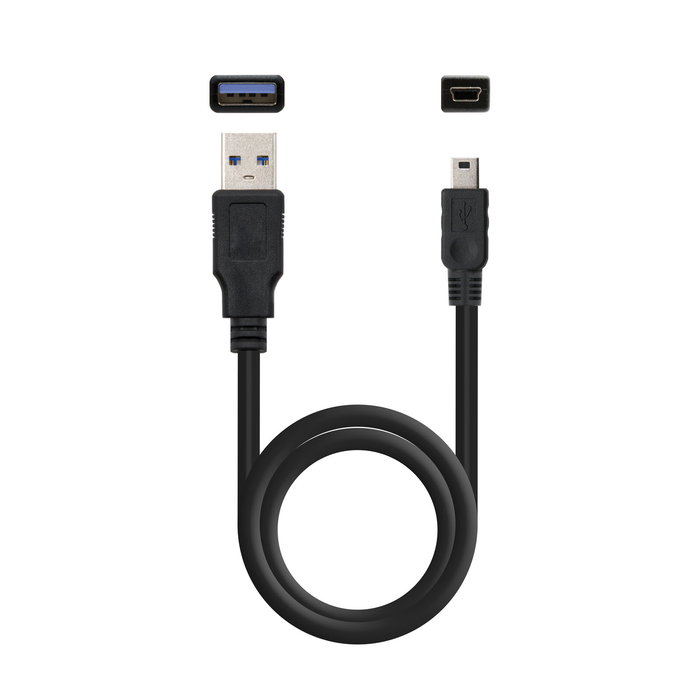 TooQ TQE-2522B Caja Externa para Disco Duro HDD/SSD SATA 2.5" hasta 9.5mm USB 3.2 Gen 1 - Hasta 3 TB - Negro