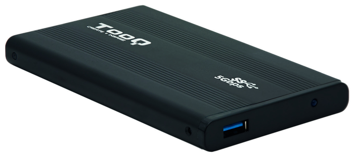 TooQ TQE-2524B Caja para Disco Duro Externo 2.5 SATA USB 3.1 Negro