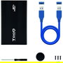 Tooq TQE-2524B Caja Externa para Disco Duro de 2.5" USB 3.1 Negro