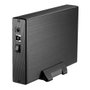 TOOQ Caja de Disco Duro 3,5'' SATA USB 3.0 Negra TQE-3527B