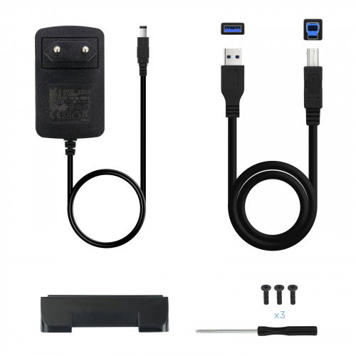 TOOQ Caja de Disco Duro 3,5'' SATA USB 3.0 Negra TQE-3527B TOOQ Caja de Disco Duro 3,5'' SATA USB 3.0 Negra TQE-3527B