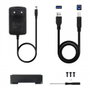 TOOQ Caja de Disco Duro 3,5'' SATA USB 3.0 Negra TQE-3527B