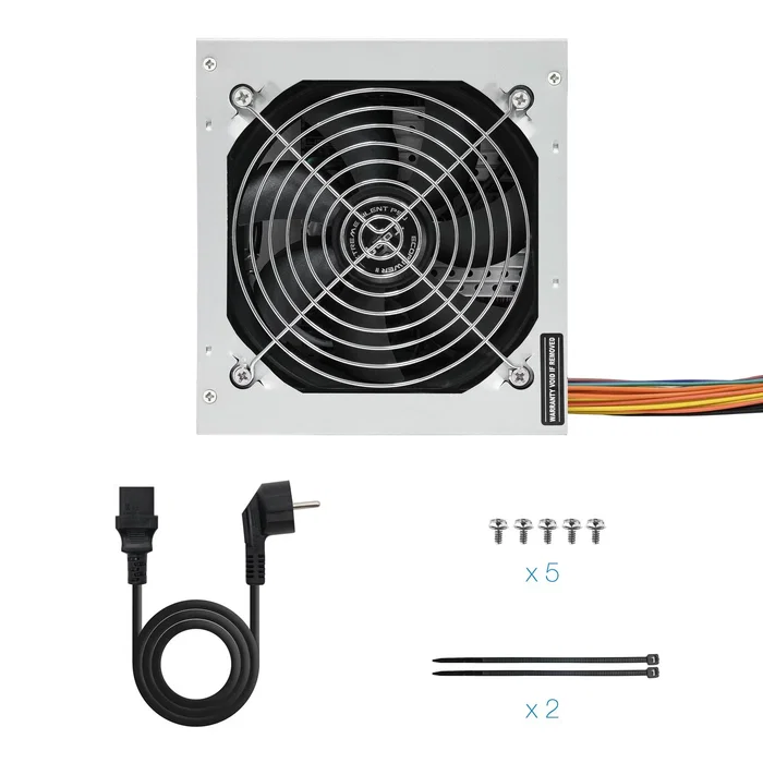 Tooq Ecopower II TQEP-500S-INT 500W Plata Tooq Ecopower II TQEP-500S-INT 500W Plata
