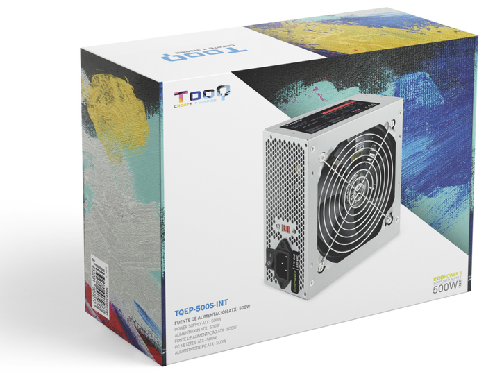 Tooq Ecopower II TQEP-500S-INT 500W Plata