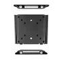 Tooq Soporte LP1023F-B Fijo de Pared para Monitor/TV de 10"-23" (58,4 cm), Hasta 30kg, VESA 100x100mm, Negro