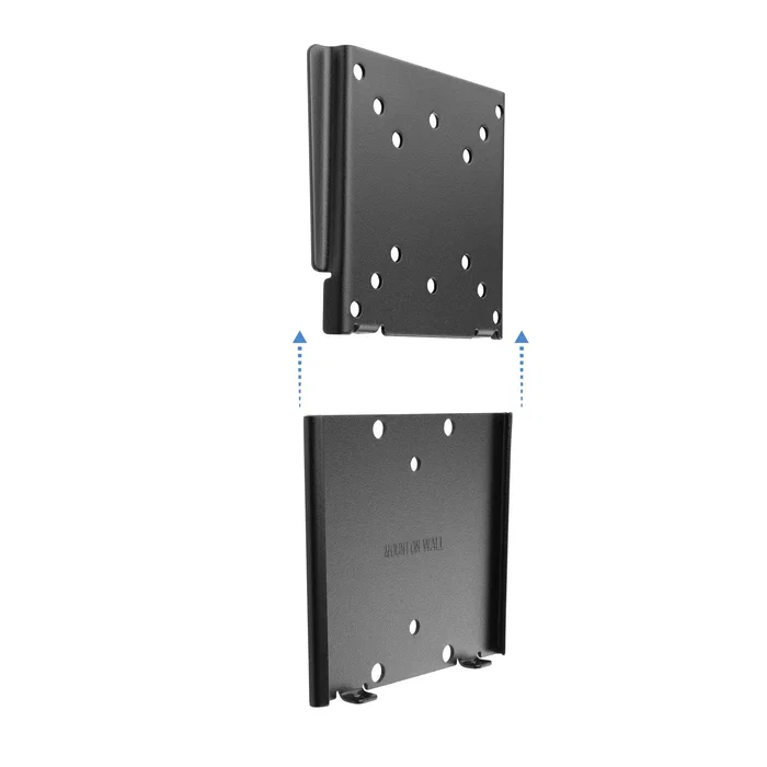 Tooq Soporte LP1023F-B Fijo de Pared para Monitor/TV de 10"-23" (58,4 cm), Hasta 30kg, VESA 100x100mm, Negro