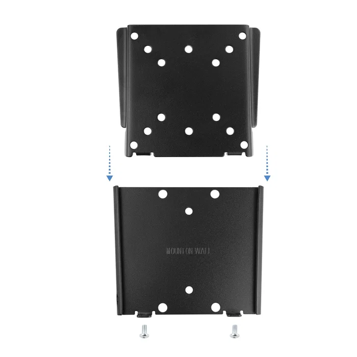 Tooq Soporte LP1023F-B Fijo de Pared para Monitor/TV de 10"-23" (58,4 cm), Hasta 30kg, VESA 100x100mm, Negro