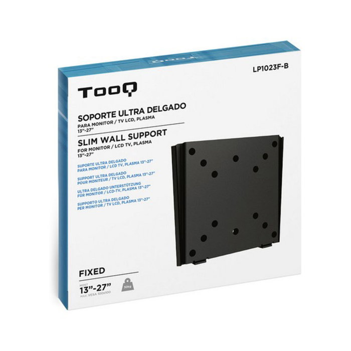 Tooq Soporte de Pared Fijo LP1023F-B para TV de 13-27 pulgadas, Negro