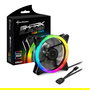 SHARKOON SHARK Blades RGB Fan 120mm PWM Negro 1200 RPM 18.2 dB 94.8 m³/h