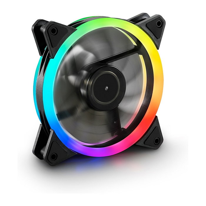 SHARKOON SHARK Blades RGB Fan 120mm PWM Negro 1200 RPM 18.2 dB 94.8 m³/h SHARKOON SHARK Blades RGB Fan 120mm PWM Negro 1200 RPM 18.2 dB 94.8 m³/h