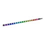 Sharkoon Shark Blades RGB - Tira LED RGB Universal con Control por 3-Pin/4-Pin, 5V, 6 m de Cable, Soporte Magnético - Negro
