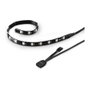 Sharkoon Shark Blades RGB - Tira LED RGB Universal con Control por 3-Pin/4-Pin, 5V, 6 m de Cable, Soporte Magnético - Negro