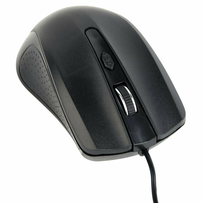 Gembird MUS-4B-01 Ratón Óptico Ambidextro Negro
