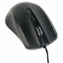 Gembird MUS-4B-01 Ratón Óptico Ambidextro Negro