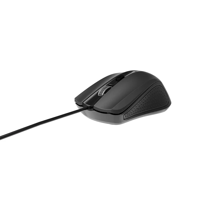 Gembird MUS-4B-01 Ratón Óptico Ambidextro Negro