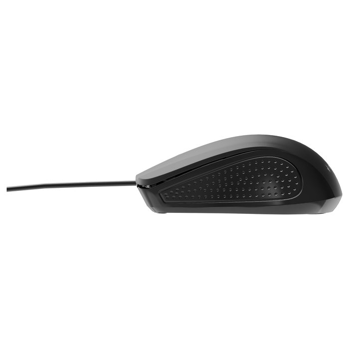 Gembird MUS-4B, Ratón Óptico USB Negro para Ordenador o Portátil, Ergonómico y Preciso
