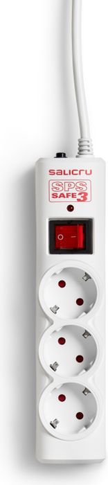 Salicru Regleta 3 Tomas SPS.SAFE 3 Protectora de Sobretensión 680BA-01 Salicru Regleta 3 Tomas SPS.SAFE 3 Protectora de Sobretensión 680BA-01