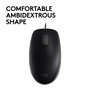 Logitech B110 Silent Ratón Óptico USB Negro