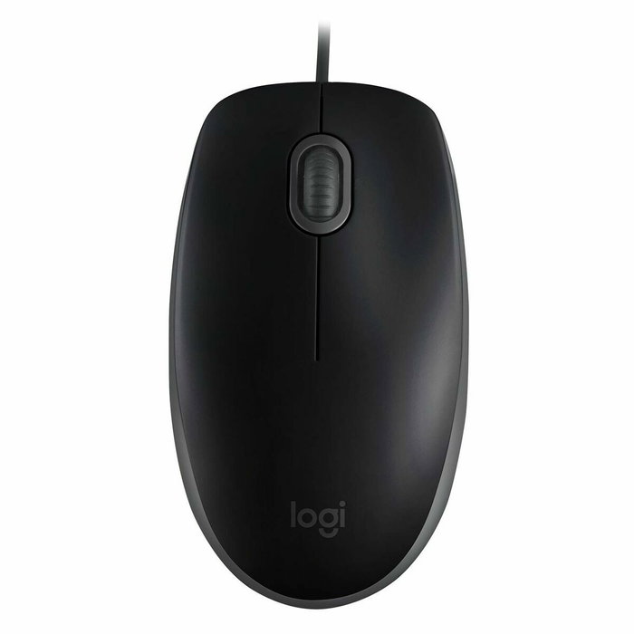 Logitech B110 Silent Ratón Óptico Negro