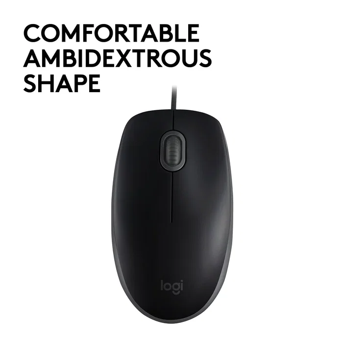 Logitech B110 Silent Ratón Óptico USB Negro Logitech B110 Silent Ratón Óptico USB Negro
