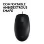 Logitech B110 Silent Ratón Óptico USB Negro