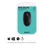 Logitech B110 Silent Ratón Óptico Negro