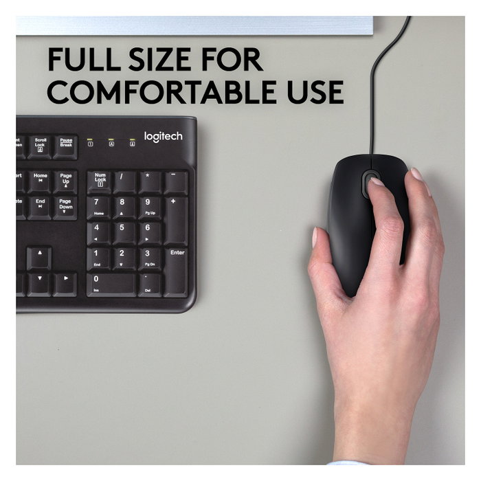 Logitech B110 Silent Ratón Óptico Negro