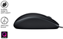 Logitech B110 Silent Ratón Óptico Negro
