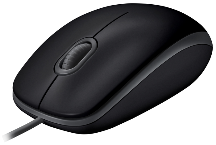 Logitech B110 Silent Ratón Óptico Negro