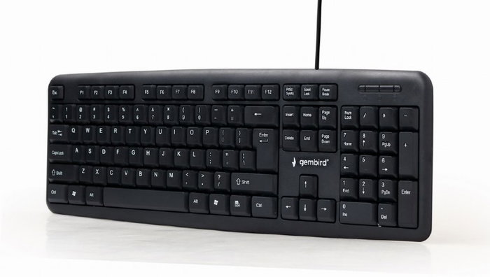 GEMBIRD Teclado con Cable USB - Teclado Español, TECLADO GEMBIRD CON CABLE - USB