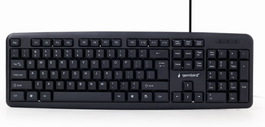 Gembird KB-U-103-ES Teclado USB en Español Negro