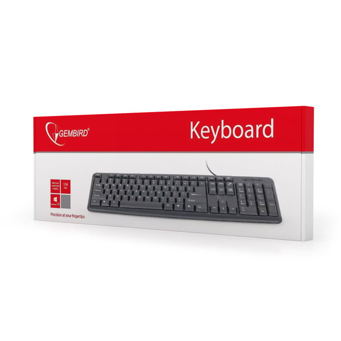 Gembird KB-U-103-ES Teclado USB Negro Español Gembird KB-U-103-ES Teclado USB Negro Español