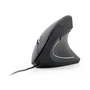 Gembird MUS-ERGO-01 Ratón Ergonómico para Oficina con Cable USB, Óptico 3200 DPI, 6 Botones, Negro, para Mano Derecha