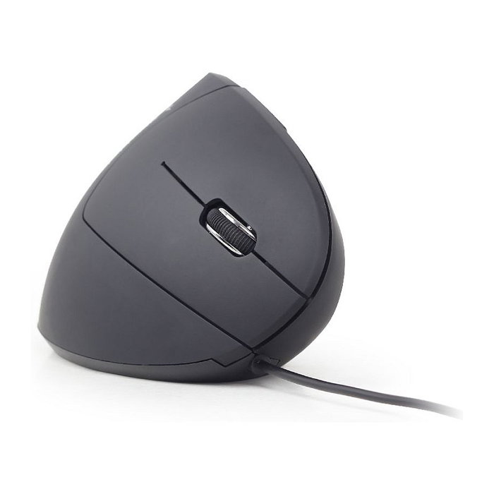 Gembird MUS-ERGO-01 Ratón Ergonómico Vertical Negro