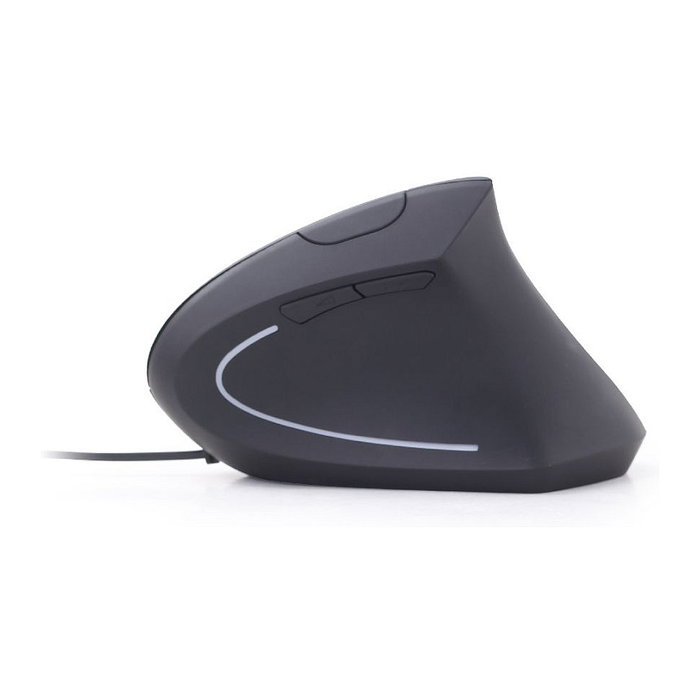 Gembird MUS-ERGO-01 Ratón Ergonómico Vertical Negro